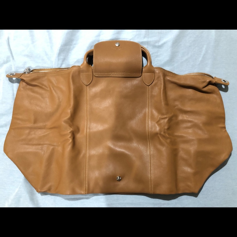 Longchamp Le pliage cuir travel bag